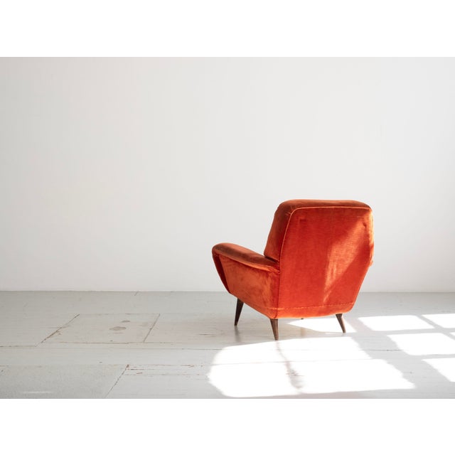 Red Model 830 Chairs by Gianfranco Frattini for Cassina, Italy, 1954, Set of 2 For Sale - Image 8 of 18
