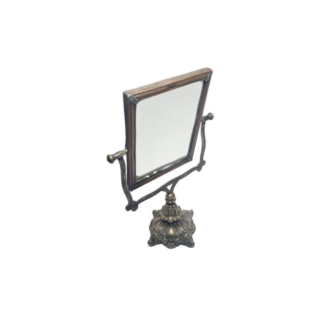 Metal 19th Century Mirror from Brothers Henneberg, Poland, 1880s For Sale - Image 7 of 12