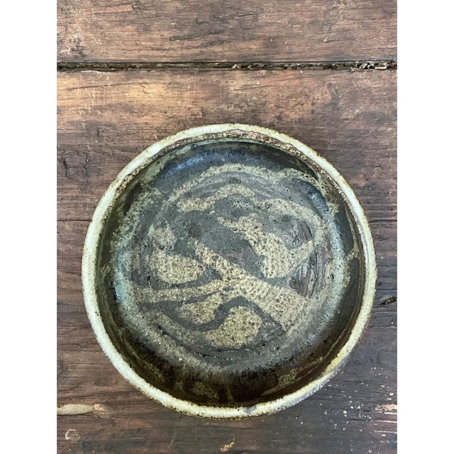 Vintage Abstract Design Pottery Bowl For Sale - Image 10 of 12