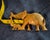 Vintage Mid-Century Kenyan Hand-Carved Hardwood Elephant Mother & Baby Figurine For Sale In Palm Springs - Image 6 of 7
