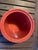 Mid-Century Modern Vintage Large Homer Laughlin Fiesta Persimmon Canister & Lid - Retired For Sale - Image 3 of 6