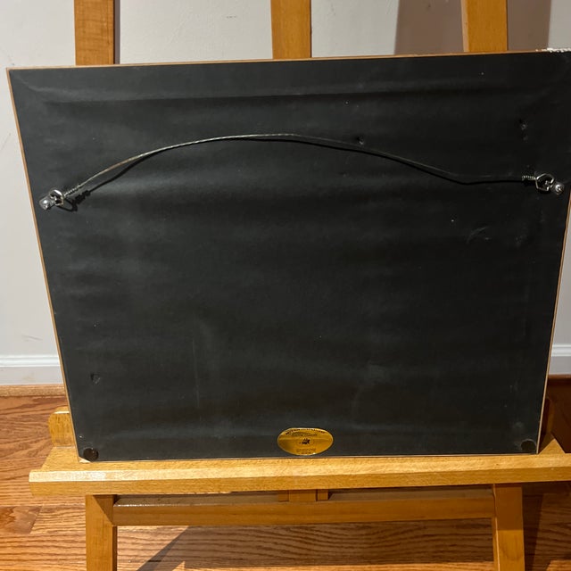 Offset Print of Mort Kunstler Art Titled the High Water Mark Made in 1986 Framed Under Glass For Sale - Image 9 of 9