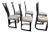 1980s Post Modern Sculptured Barrel Highback Chairs (Set of 6) For Sale