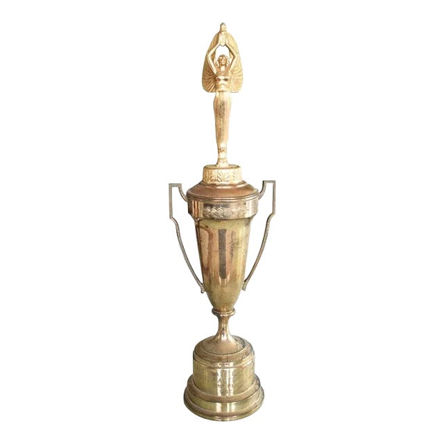 2nd Place Texas State Brass Trophy Cup 1957 For Sale
