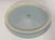 Ceramic Vintage Flintridge China California Blue W Platinum Borders Serving Bowl 10" For Sale - Image 7 of 7