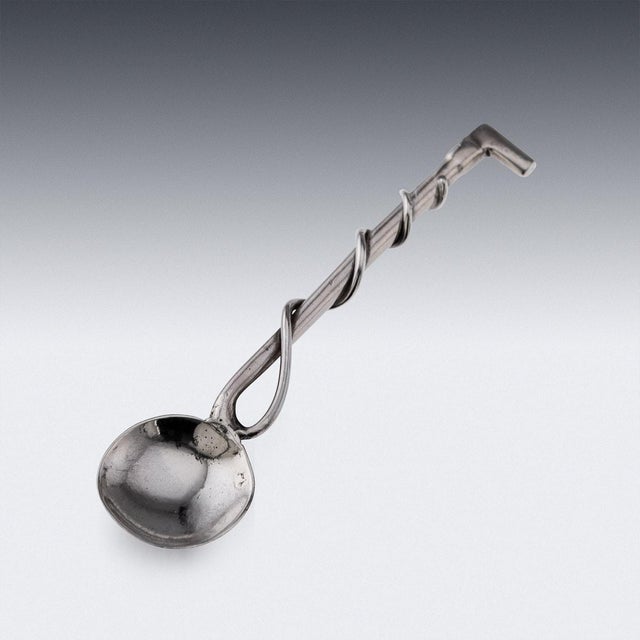 Metal Antique 20th Century English Silver Novelty Jockey Condiment Set, 1908, Set of 6 For Sale - Image 7 of 18