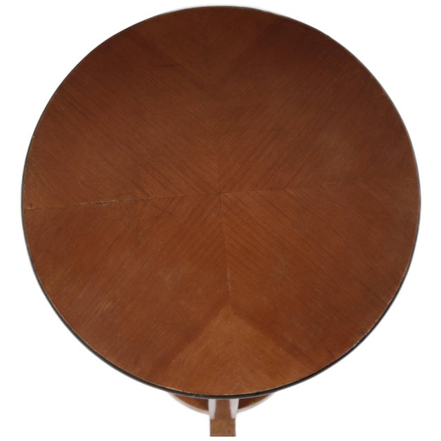 Wood Antique Art Nouveau Cherrywood Flower Column, 1915 For Sale - Image 7 of 9