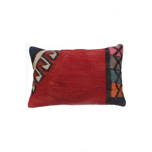 Handmade Kilim Pillow Cover For Sale - Image 4 of 4