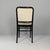 1980s Italian Modern Chair in Straw and Black Wood, 1980s For Sale - Image 5 of 11
