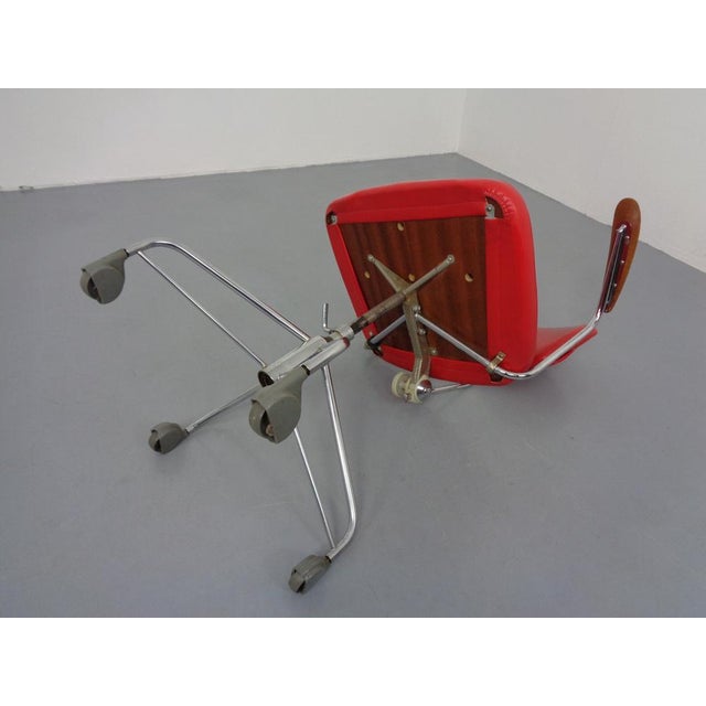 Adjustable Danflex Teak Desk Chair, 1960s For Sale - Image 18 of 18