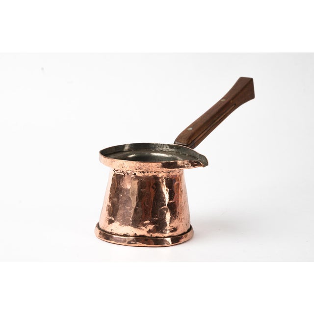 Art Deco Coffee Can in Copper with Wodden Handle, 1920s For Sale - Image 4 of 10