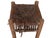1910s Antique Woven Leather Stool For Sale - Image 5 of 5