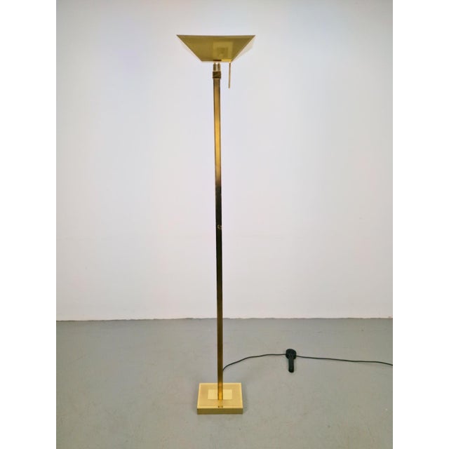 Vintage Brass Floor Lamp from Deknudt, 1970s For Sale - Image 10 of 17