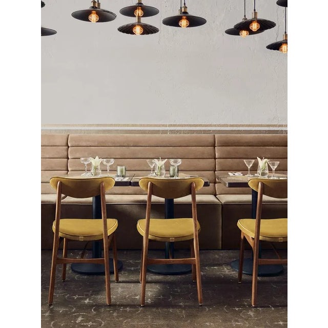 Wood 200-190 Chair in Beige Bouclé and Dark Wood, 2023 For Sale - Image 7 of 9