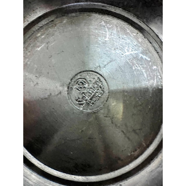 Metal Antique and Vintage Pewter Tankard Mugs - Set of Two For Sale - Image 7 of 12