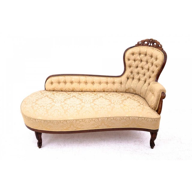 Antique Chaise Lounge, France, 1890 For Sale - Image 4 of 9