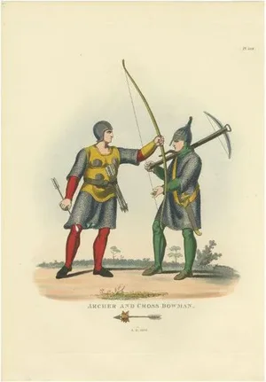 Henry G. Bohn, Archer and Crossbowman, 1842, Paper