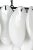 Contemporary NOIR Lotus Milk Glass Chandelier, Large For Sale - Image 3 of 8