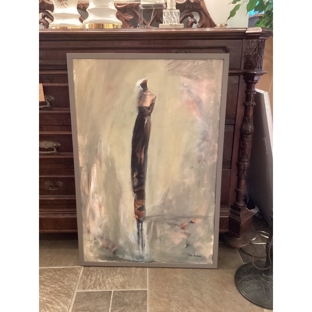 Contemporary Figurative Oil Painting by Taylor A. Moore, Newly Framed, 25" X 37" For Sale - Image 4 of 5
