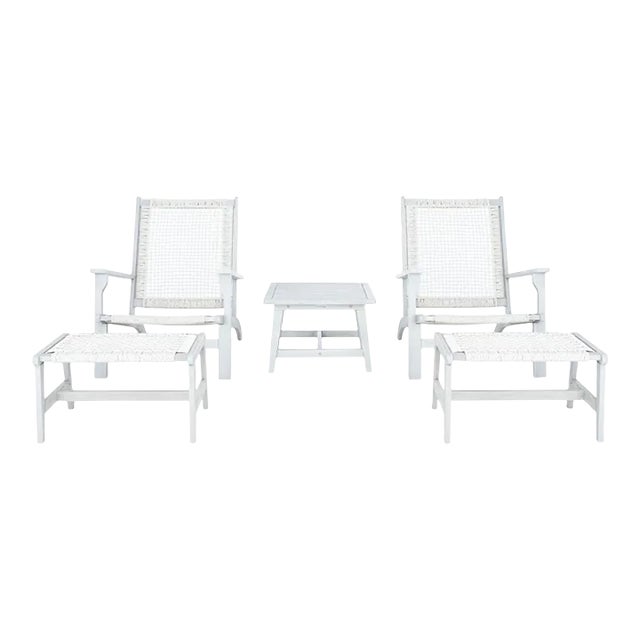 Chantelle 5 Piece Living Set - Gray For Sale