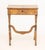 Louis XV Style Walnut Sewing Table, with single drawer on cabriole legs conjoined by a stretcher. 30" H x 24" W x 17" D....