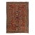 10 X 14 Antique Persian Heriz Red Wool Rug With Allover Design For Sale