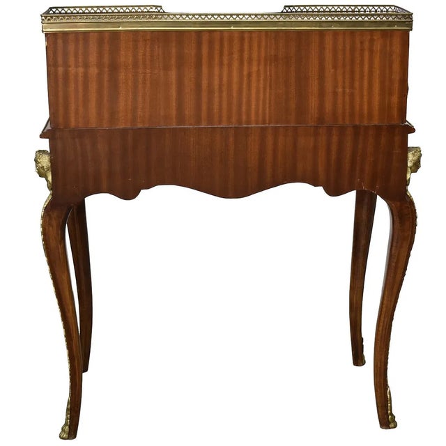 French 1950s Louis XV Style Lady's Writing Desk For Sale - Image 3 of 9