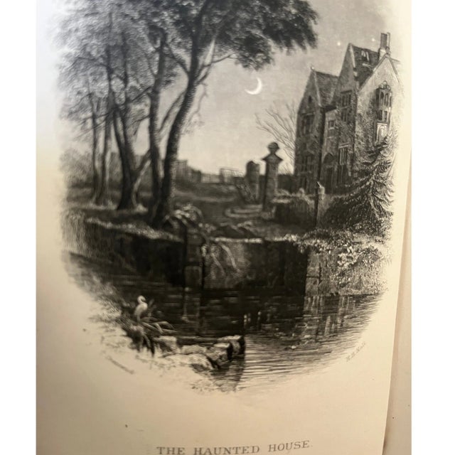 Antique 1869-1870 Victorian Library Set: The Works of Thomas Hood (5 Volumes) For Sale - Image 4 of 6