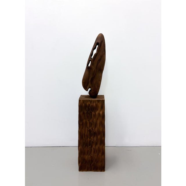 Incarnato 3 Sculpture by Camille De Prêtre Dimensions: W 23 x D 23 x H 120 cm. Materials: Burned pine. About Camille De...