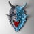 Blue Ceramic Apotropaic Mask by Gennaro Condurso, Italy, 2010s For Sale - Image 8 of 8