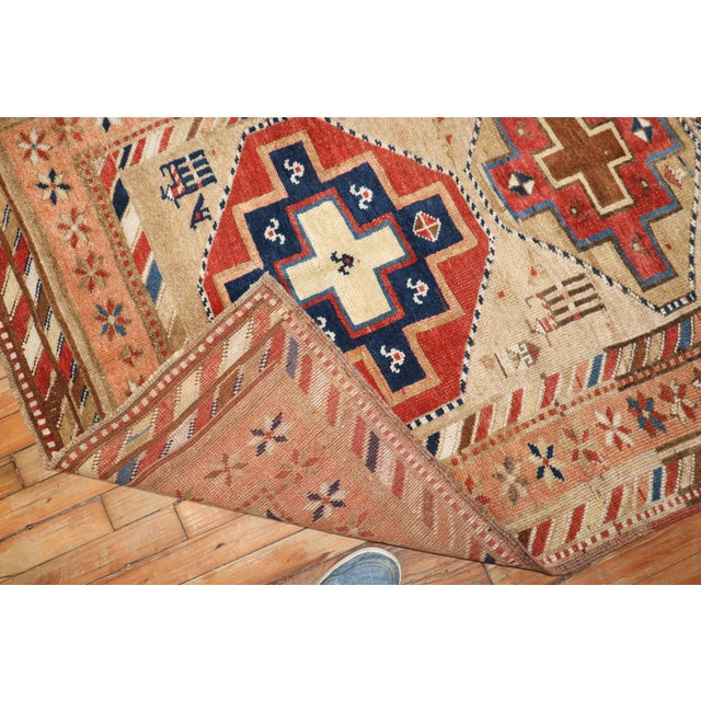 Mid 20th Century Vintage Zabihi Collection Persian Tribal Runner - 3'7" x 10' For Sale - Image 5 of 8
