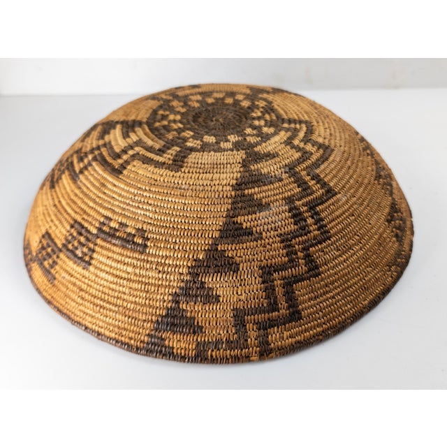Early 20th Century Native American Indian Western Apache Basket For Sale - Image 16 of 18