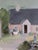Mid-Century Modern 'Cottage Garden Gathering' Vintage Original Landscape Oil Painting, Framed For Sale - Image 9 of 10