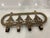 VINTAGE BRASS SAILBOAT Wall hook with four Sailboats atop of four hooks for hanging. This is a great addition for keys,...