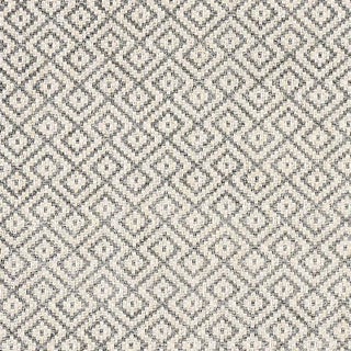 Schumacher Lessing Fabric in Charcoal For Sale