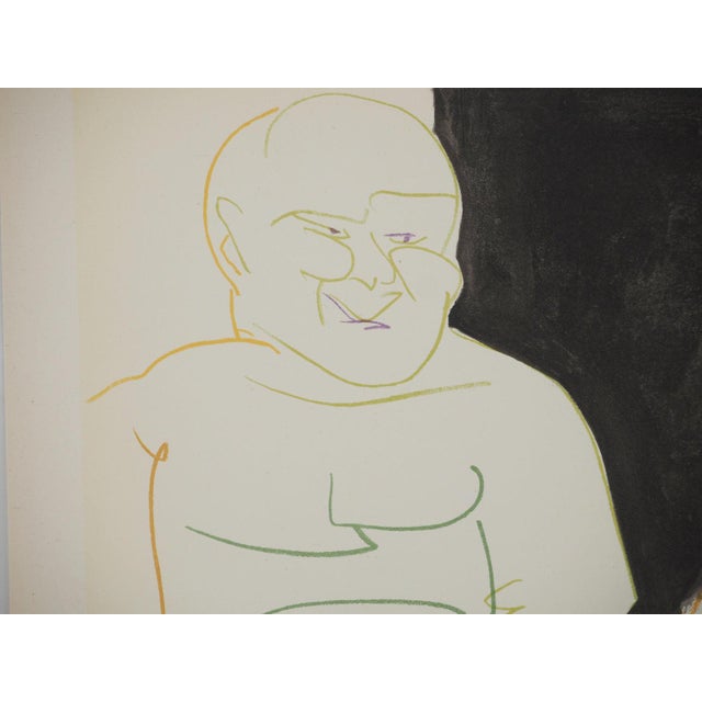 Pablo Picasso, The Young Girl with the Headdress and the Old Man, Lithograph For Sale - Image 5 of 6