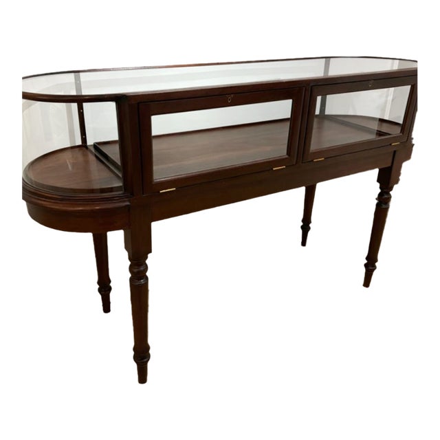 2020s Mahogany Display Case For Sale