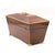 Early 19th Century Regency Mahogany Box With Satinwood Edging and Brass Basket Pull For Sale In San Francisco - Image 6 of 12