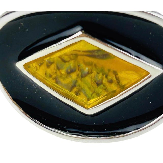 2000 - 2009 Oscar De La Renta Lunt Silverplate Napkin Rings - Set of 8 For Sale - Image 5 of 6