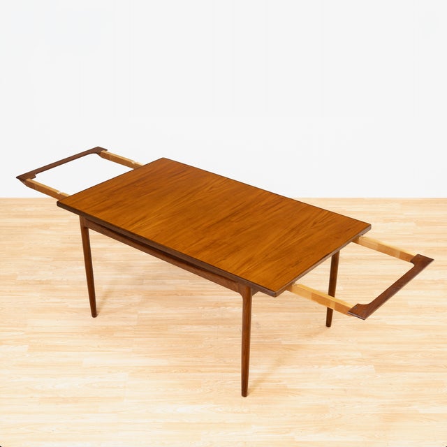 Brown Mid Century Extending Dining Table by Ib Kofod-Larsen for G Plan For Sale - Image 8 of 18