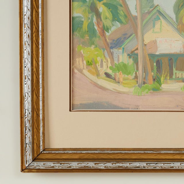 Wood Tropical Painting of Key West For Sale - Image 7 of 10