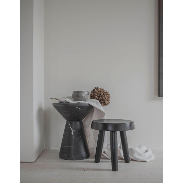 Textile Tabouret Side Table For Sale - Image 7 of 9