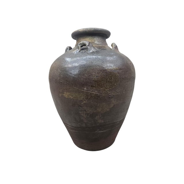 Primitive Southeast Asian Pottery Vase For Sale In Chicago - Image 6 of 8