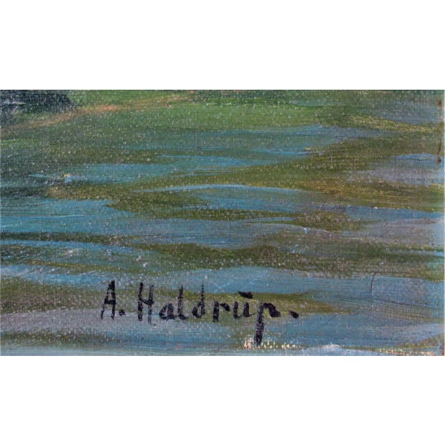 Early 20th Century Axel Haldrup, Landscape with House, Circa 1925 For Sale - Image 5 of 7