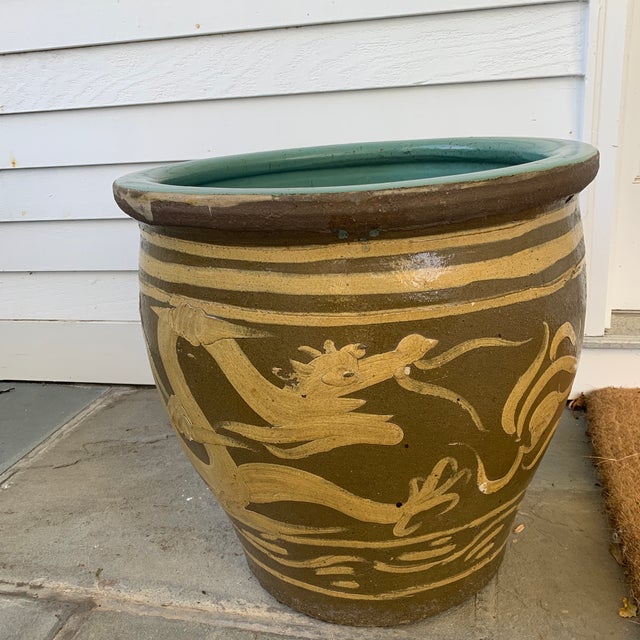 Extra Large Asian Dragon Garden Planter Chairish