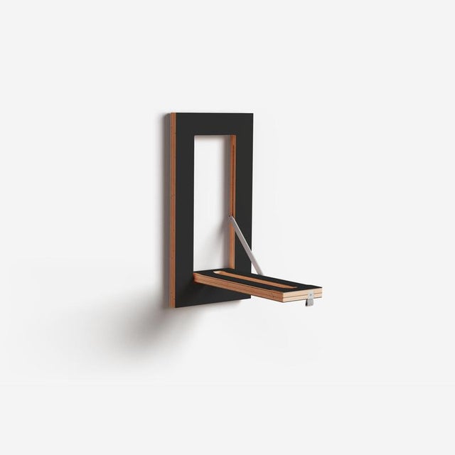 Fläpps Clothes Rail in Black 20x40-1 by Ambivalenz For Sale - Image 5 of 5