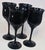 Vintage Onyx Black Goblets- Set of Four For Sale - Image 10 of 10