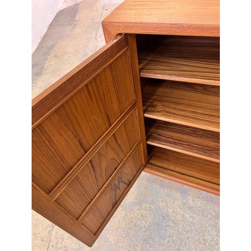 Vintage Danish Teak Sideboard For Sale - Image 4 of 11