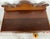 Brown Antique Walnut Restored Washstand / Vanity / Curved Fruit / Casters/ Circa 1870 For Sale - Image 8 of 12