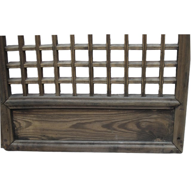 Pair of Antique Chinese Latticed Screen Panel 2 For Sale In Greensboro - Image 6 of 8
